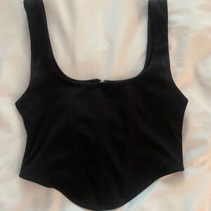 Corset Black Women's Top